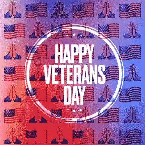 Happy Veterans Day Pray GIF