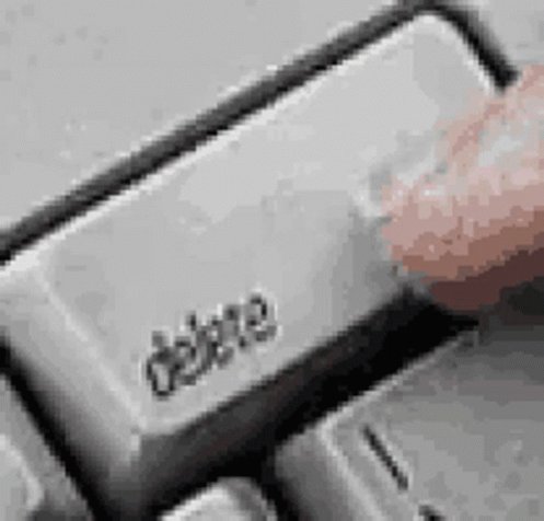 Delete Button GIF