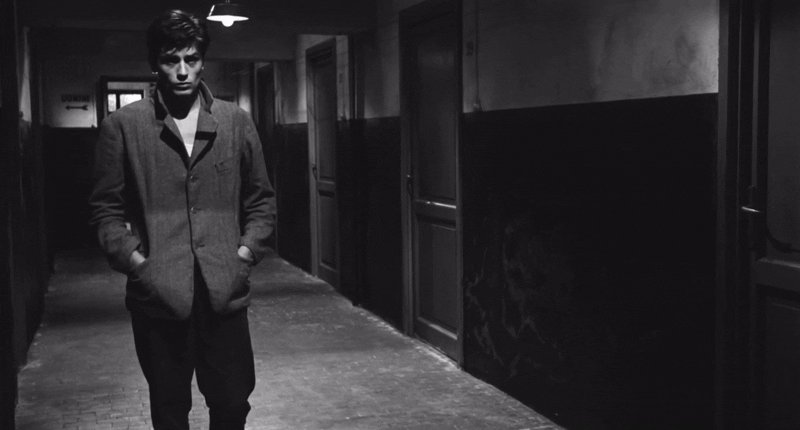 Happy Birthday, Alain Delon. Seen here in \"Rocco and his Brothers\" (1960), dir. Luchino Visconti. 