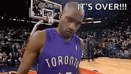 Vince Carter Its Over GIF