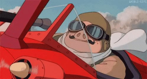 Porco Rosso 紅の豚　ジブリ GIF