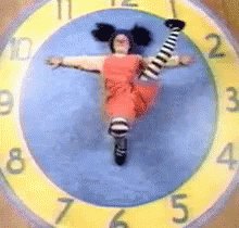 Big Comfy Couch Clock GIF