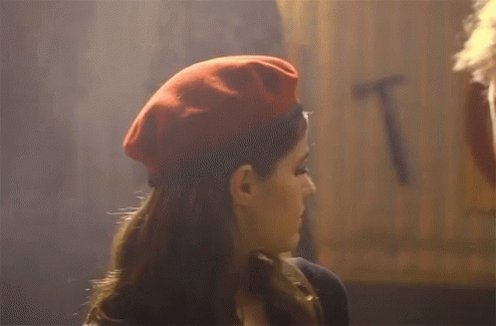 Hair Flip Thank You GIF