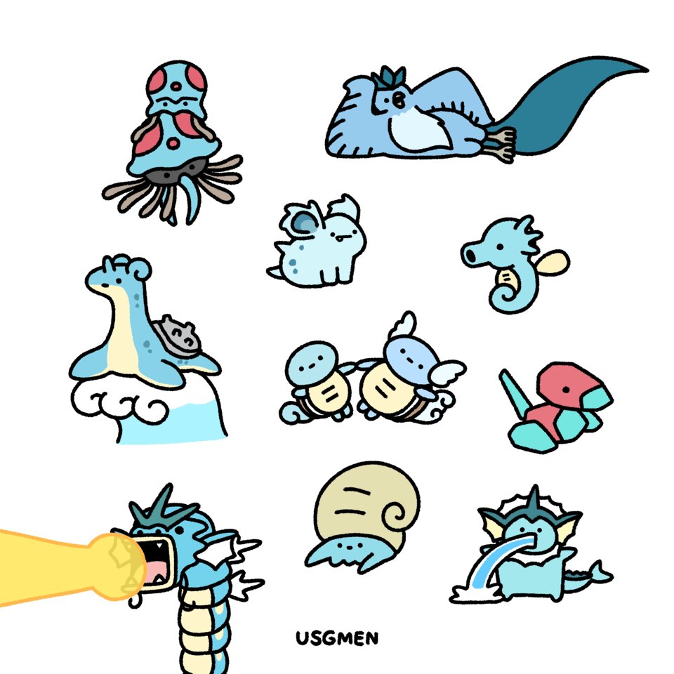 Usgmen うさぎメン 水色ポケモン T Co 8ih5iy7e7e Twitter