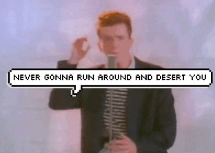 rick astley pixel GIF