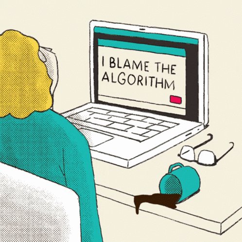 Just Blame On The Algorithm GIF