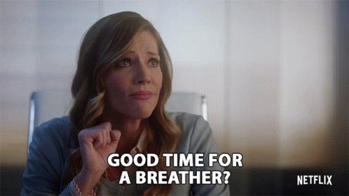 Good Time For ABreather Tricia Helfer GIF