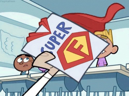 Super F Fail GIF