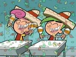 Confetti Fiesta Fairly Odd Parents GIF