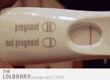 NOT PREGNANT!!!! GIF