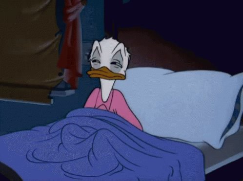 Donald Duck Cant Sleep GIF