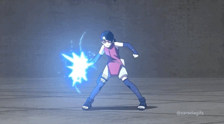 Sarada Uchiha Sharingan GIF