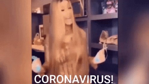 Corona Virus Cardi B Dance GIF