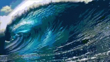 Blue Wave GIF