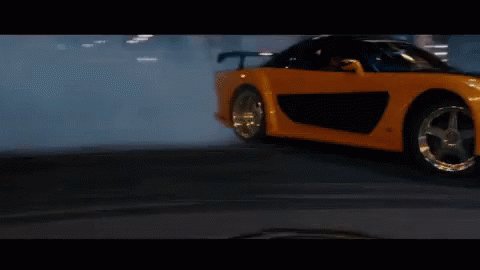 Car drifting: animated gif.