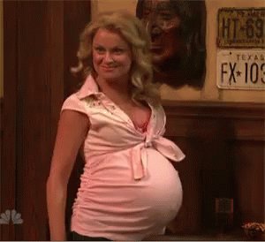 Pregnant Dance - SNL GIF