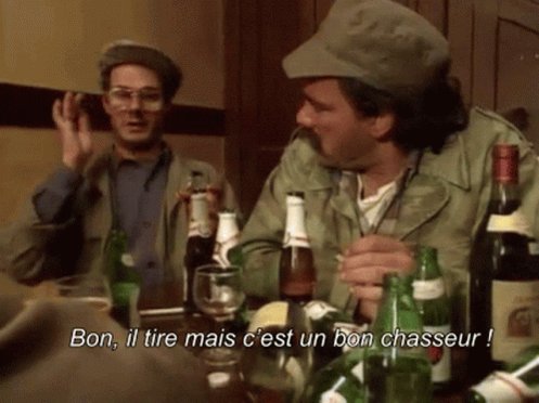 Chasseurs Les Inconnus GIF