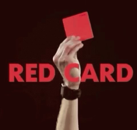 Red Card Foul GIF