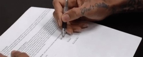 Signing Signature GIF