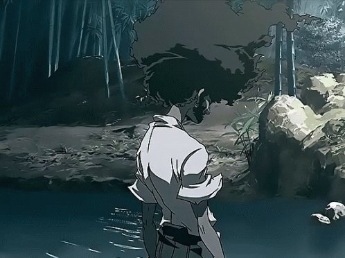 Samurai Afro GIF