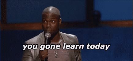 Kevin Hart You Gone To Learn GIF