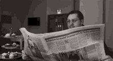 Reading The Paper Newspaper GIF