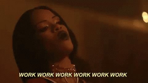 Rihanna Work GIF