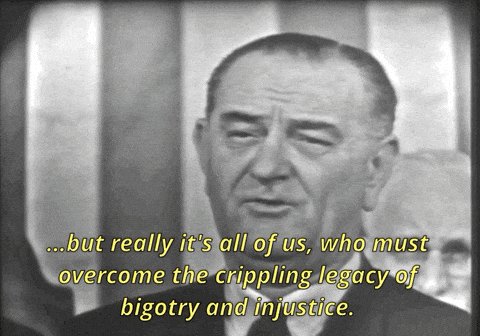 Lyndon B Johnson GIF by GIP...