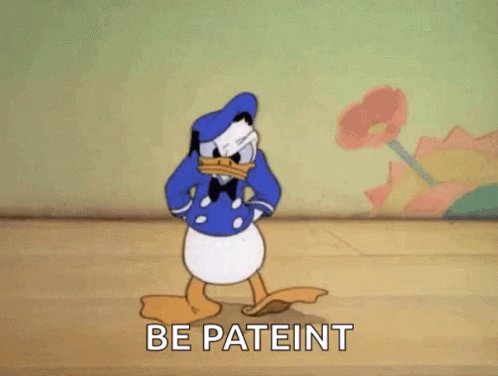 Donald Duck Tapping GIF