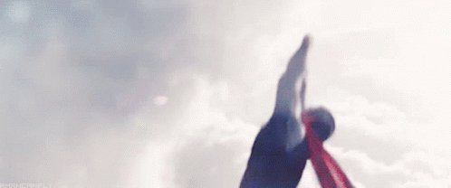 Superman Fly GIF