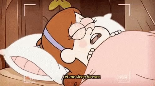 Gravity Falls Let Me Sleep GIF