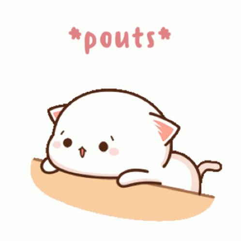 Rosy Cheeks Mochi Cat GIF