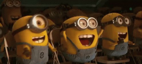 Minions Yay GIF