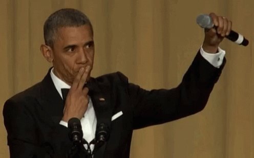 Mic Drop Obama GIF