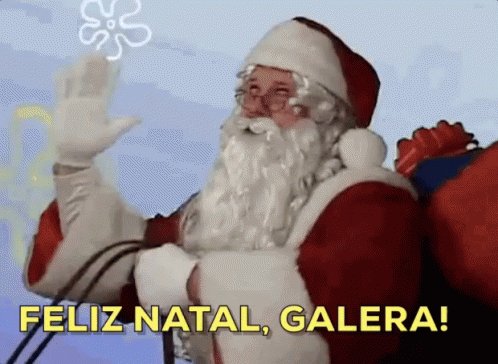 De Boas Esperando O Papai Noel / Feliz Natal, Galera GIF