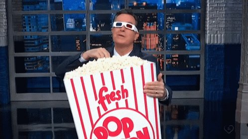 Popcorn Drama GIF