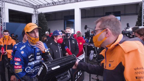 Daniel Ricciardo Fist Bump GIF by McLaren