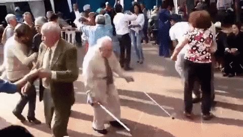 Old Man Dancing GIF