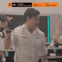 Toto Wolff Headphone Smash GIF