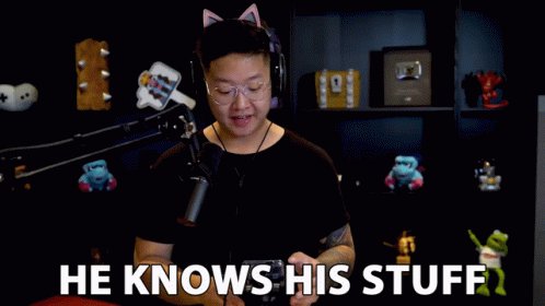 He Knows His Stuff Knowledgeable GIF