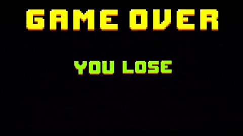 You Lose Game Over GIF by U...