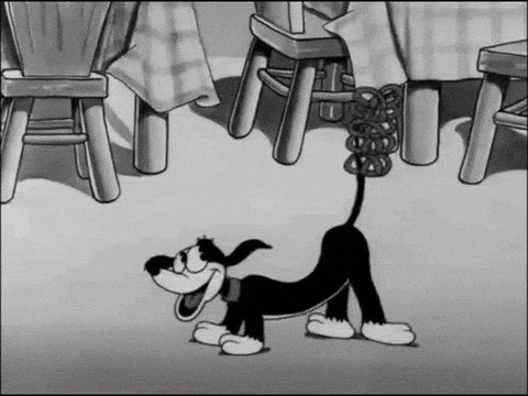 Black And White Smile GIF