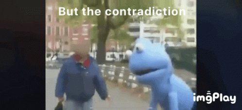 Contradiction Follow GIF