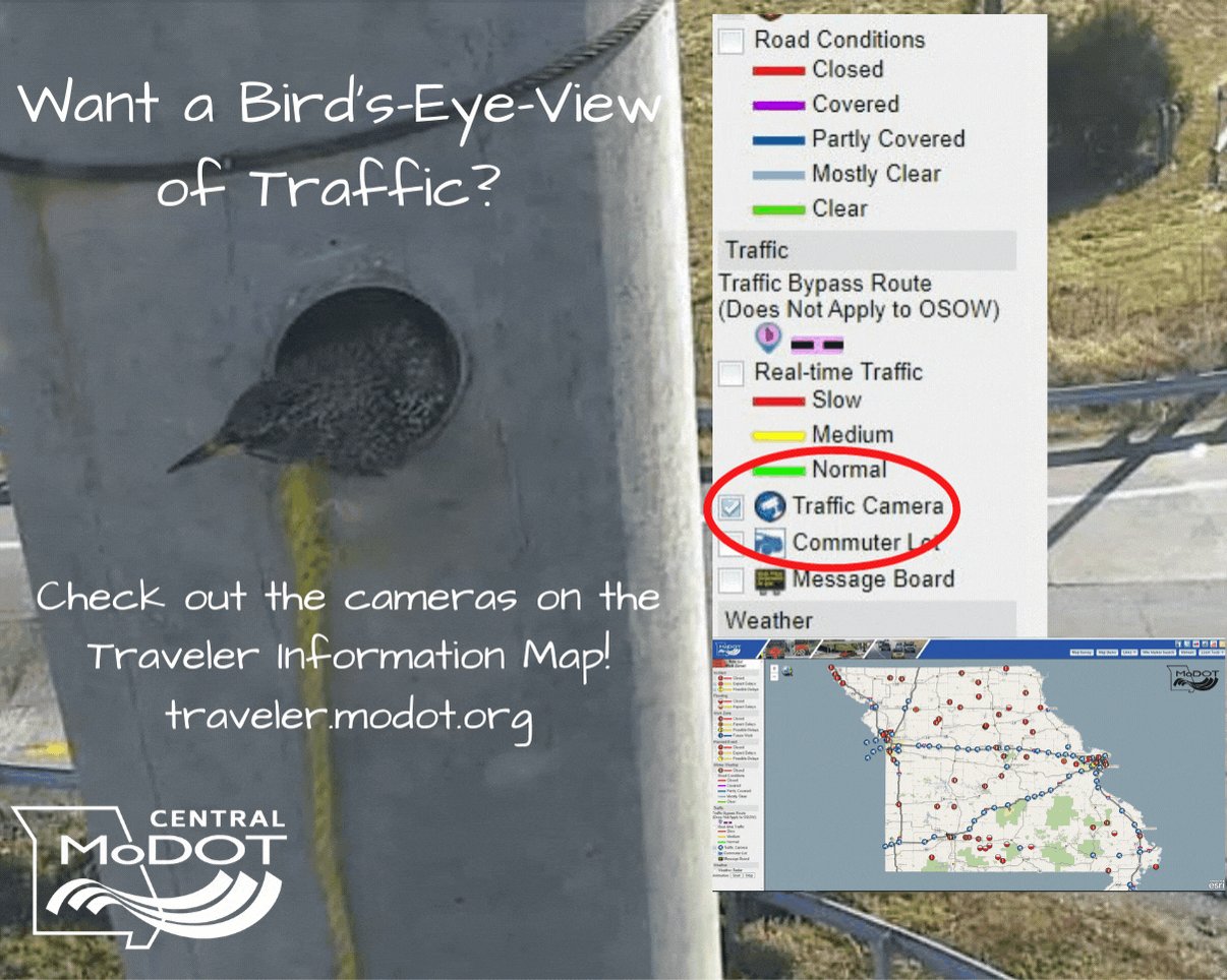 Modot Traffic Cameras Map Modot Central District On Twitter: "🚗Going #Homefortheholidays? Check Out  Traffic And Possible Delays Before And During Your Trip By Using Our  Traveler Information Map. The Traffic Camera Option Gives You A Real-Time
