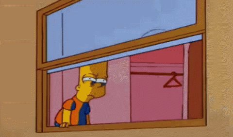 Bart Rear Window GIF