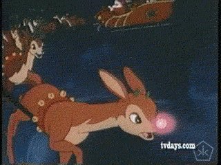 santa claus reindeer GIF by...