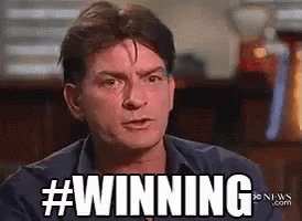 Charlie Sheen Winning GIF