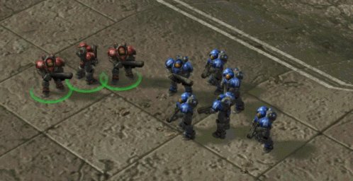 Dancing Marines Starcraft2 GIF