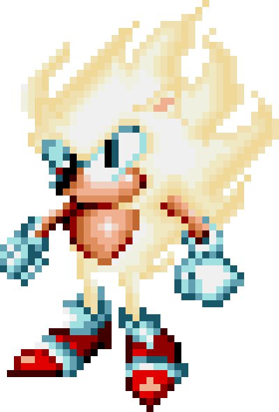 Pixilart - Hyper Sonic  Pixel drawing, Sonic, Hyper