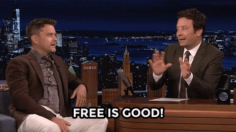 Jimmy Fallon Free Stuff GIF by The Tonight Show Starring Jim